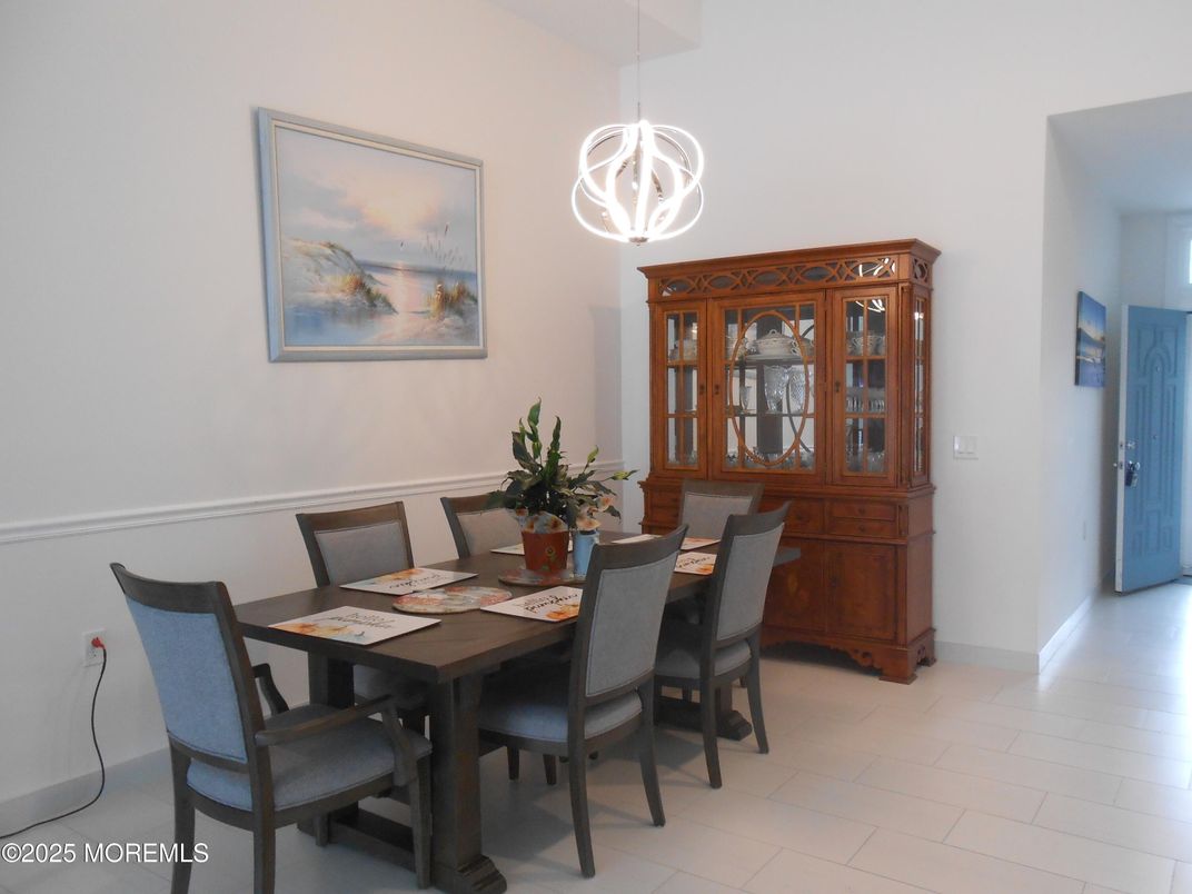 Dining room, Interior, Pendant Lights