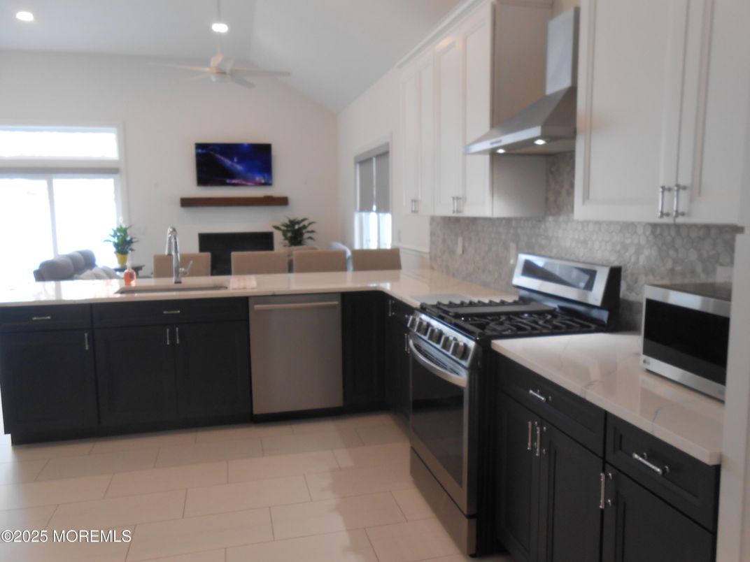 Interior, Kitchen, Recessed Lighting, Stainless Steel Appliances