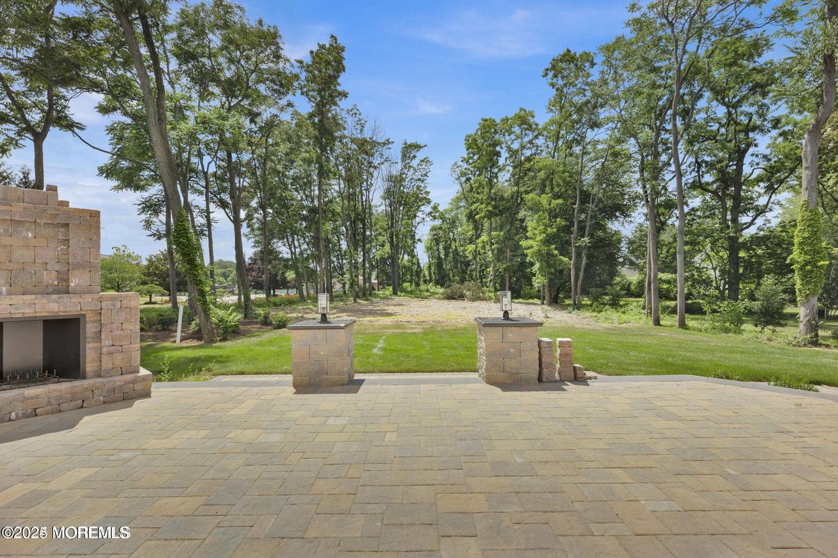 Backyard, Exterior, Fireplace