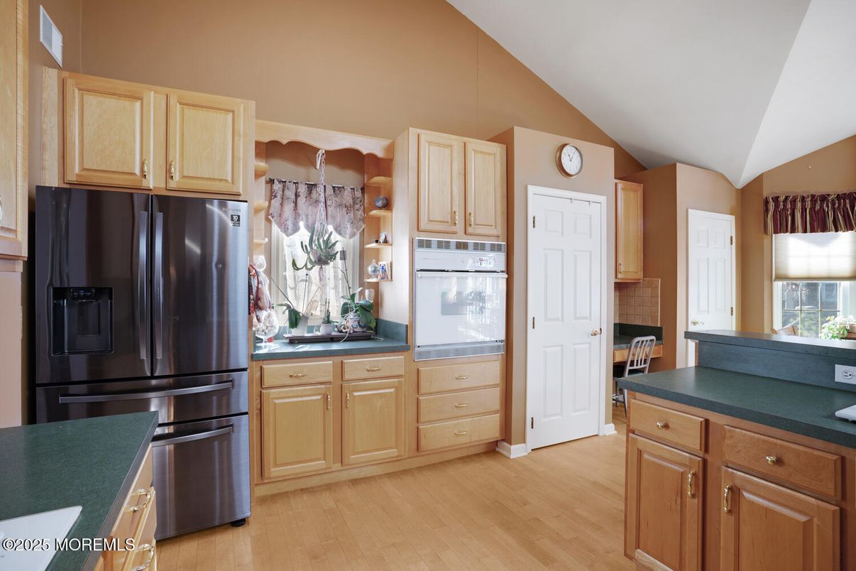 Interior, Kitchen, Wood Texture Flooring