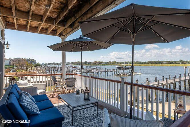 Exterior, Water, Wooden Beams