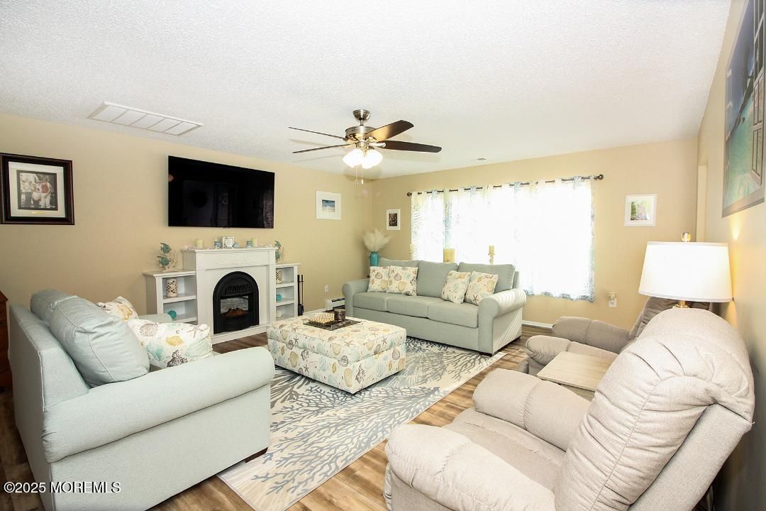 Fireplace, Interior, Living room, Wood Texture Flooring