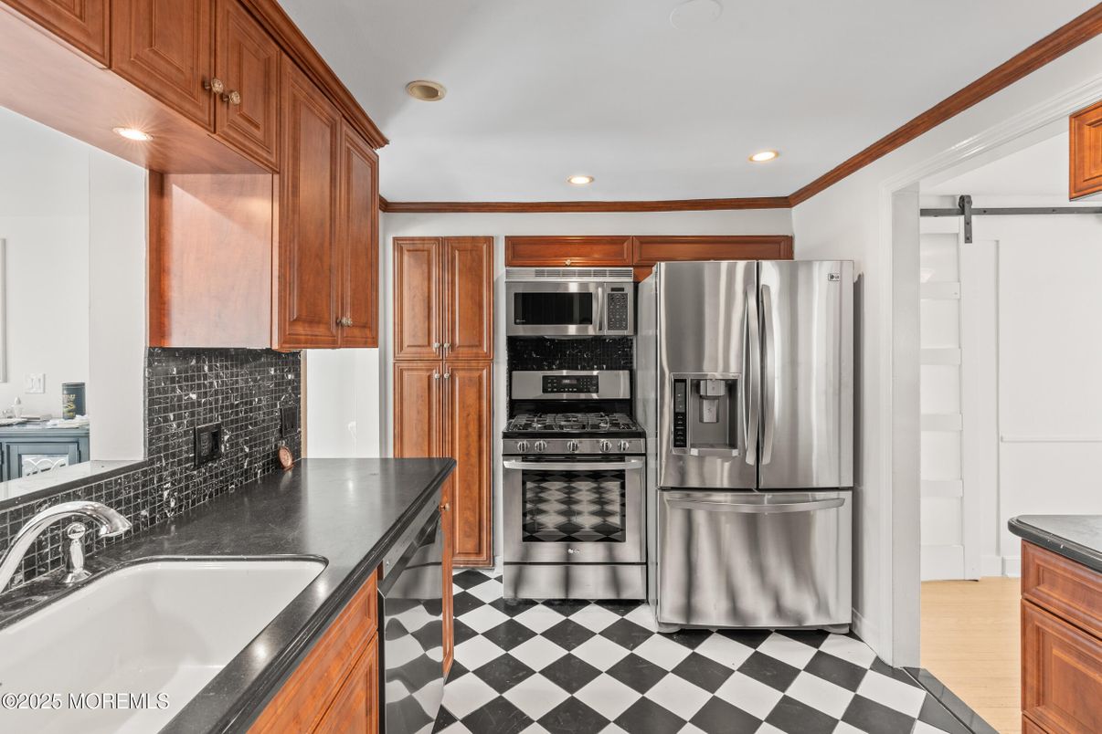 Interior, Kitchen, Recessed Lighting, Stainless Steel Appliances