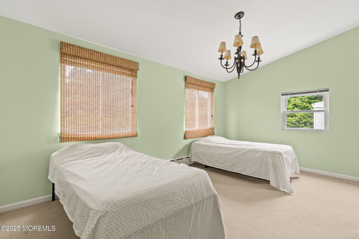 Bedroom, Chandelier, Interior