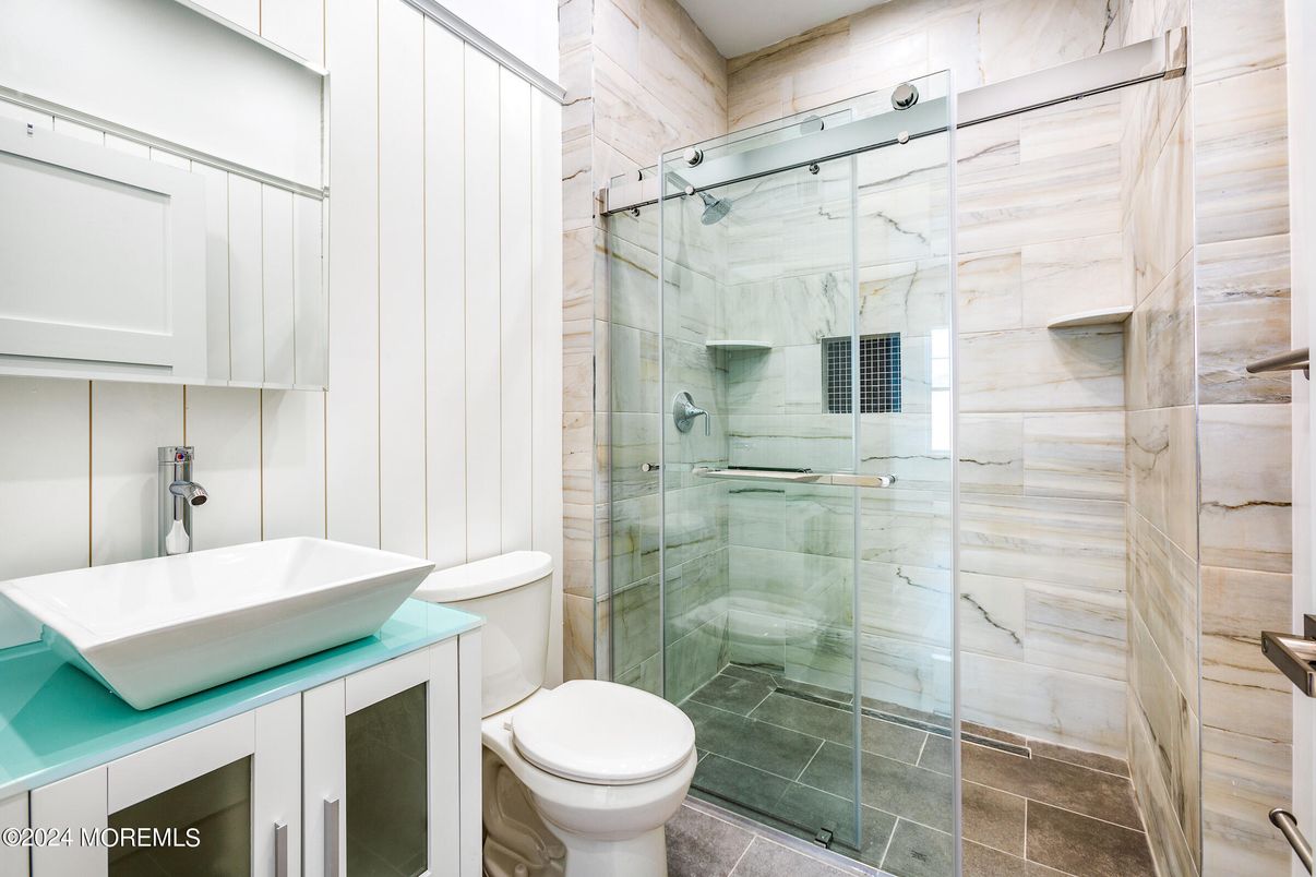 Bathroom, Glass Shower, Interior