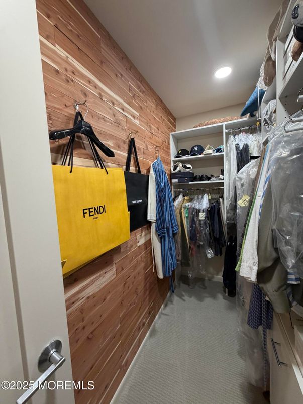 Interior, Recessed Lighting, Walk-in Closets, Wooden Walls