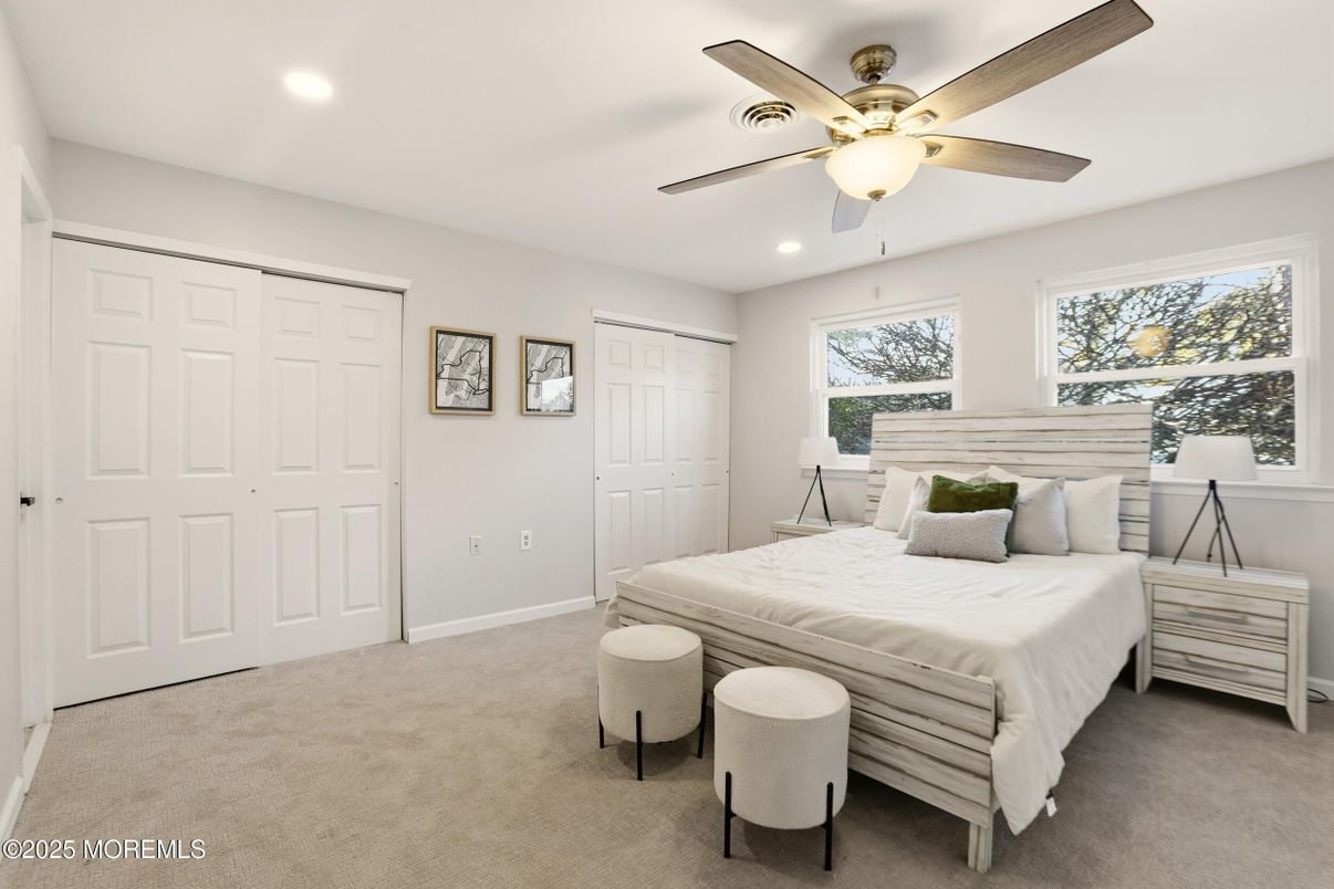 Bedroom, Interior, Recessed Lighting
