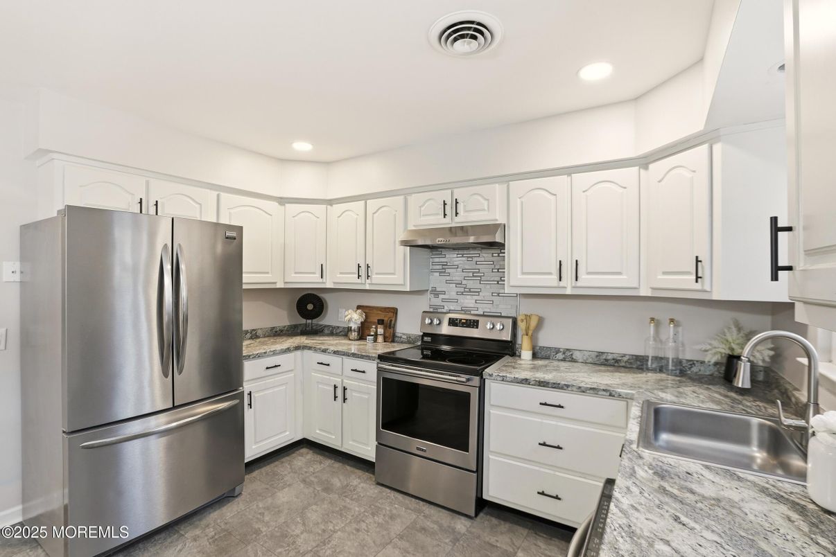 Interior, Kitchen, Recessed Lighting, Stainless Steel Appliances