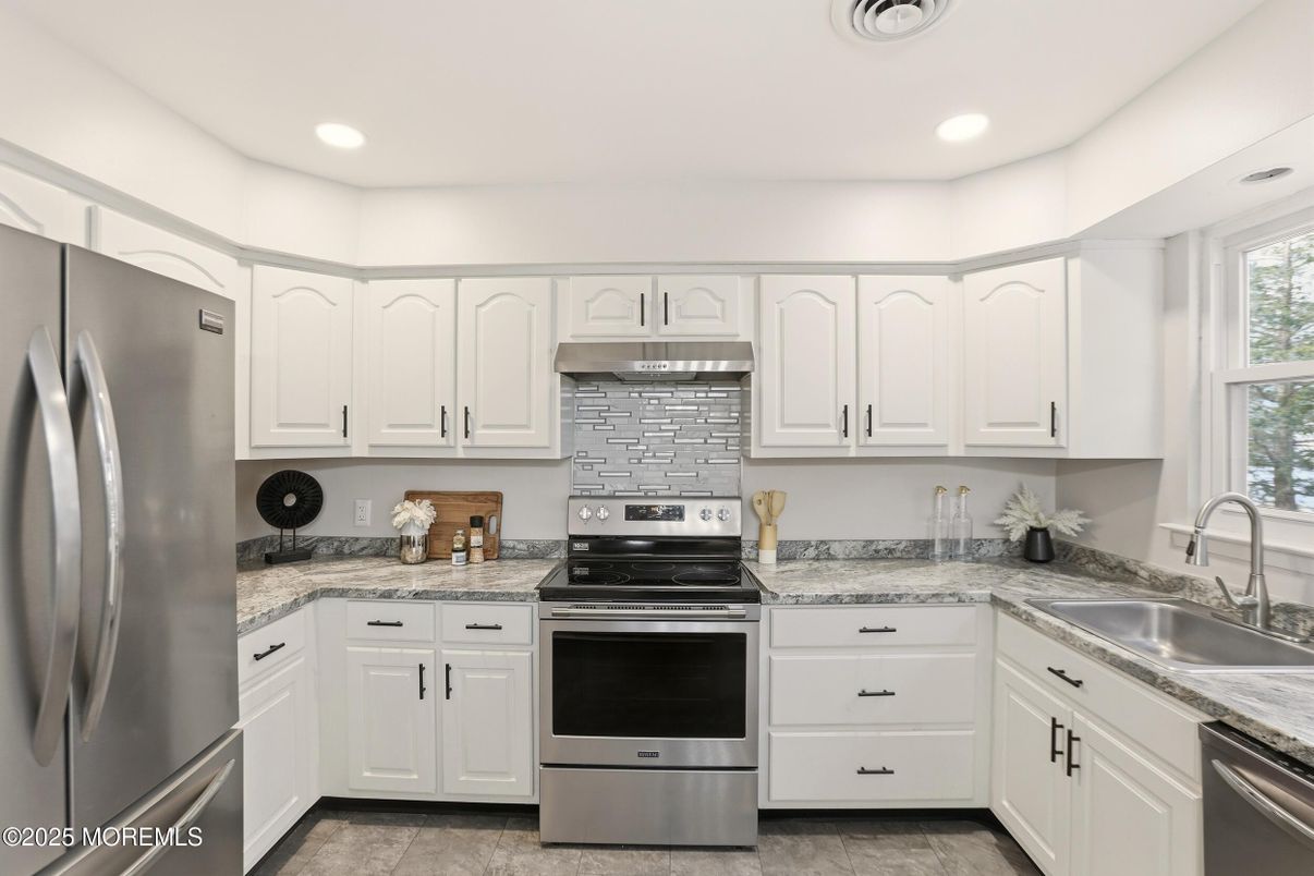 Interior, Kitchen, Recessed Lighting, Stainless Steel Appliances
