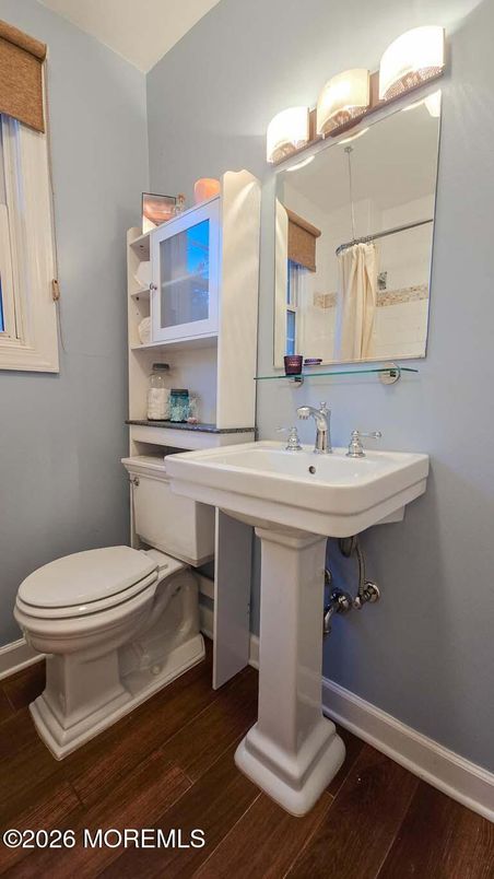 Bathroom, Interior, Wood Texture Flooring