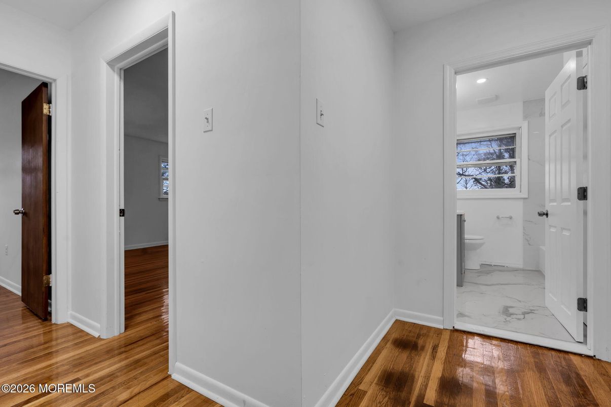 Interior, Marble, Recessed Lighting, Wood Texture Flooring