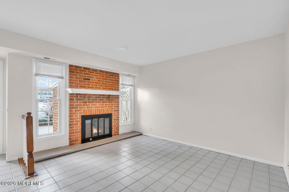 Empty room, Fireplace, Interior, Stone Walls