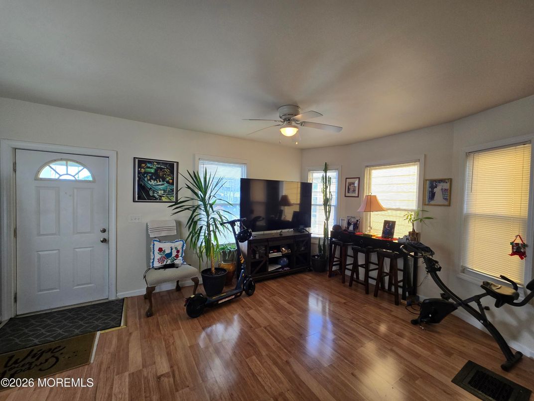 Fitness Equipment, Interior, Wood Texture Flooring