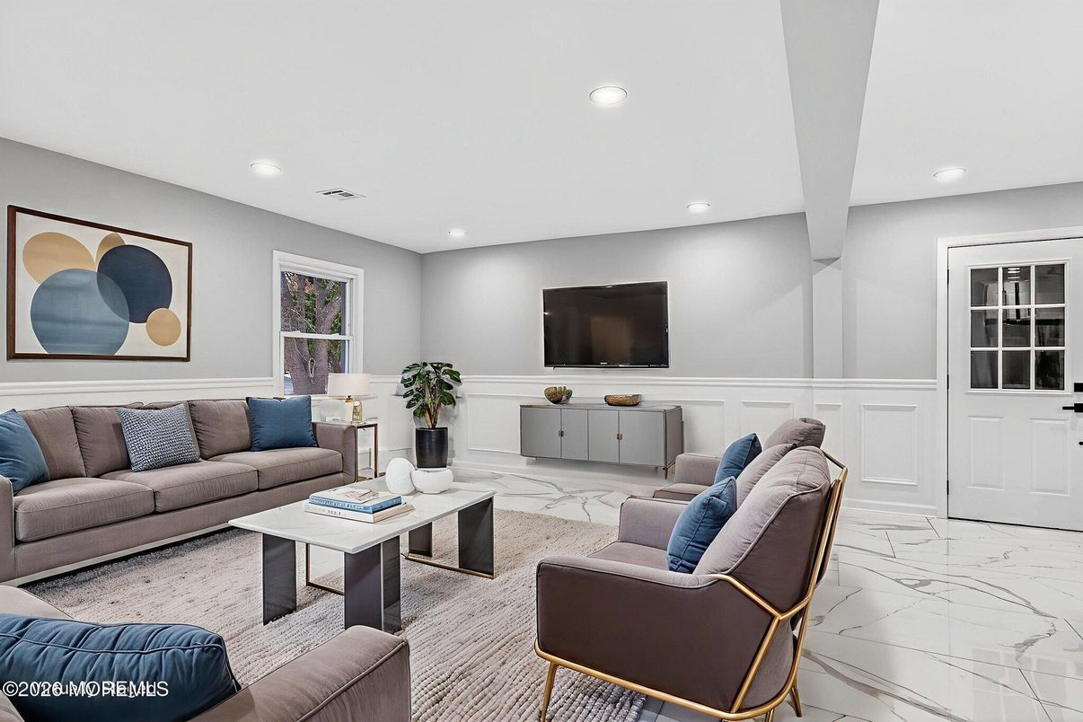 Interior, Living room, Marble, Recessed Lighting