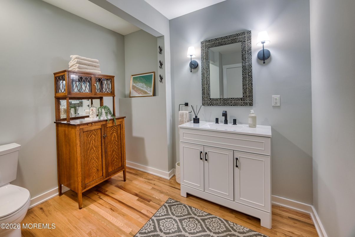 Bathroom, Interior, Wood Texture Flooring
