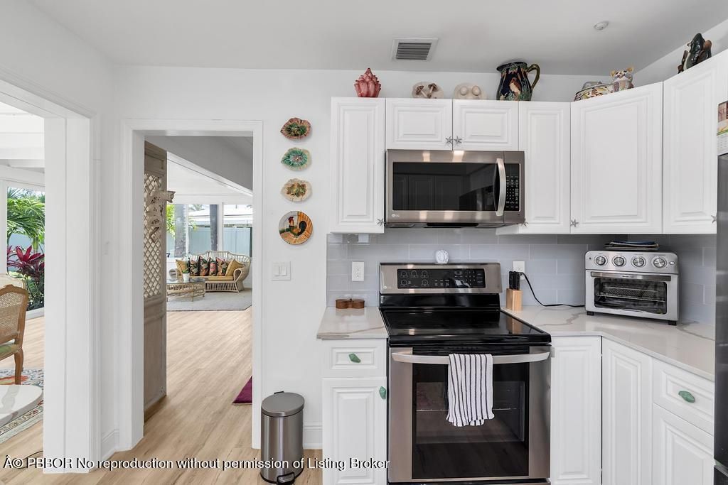 Interior, Kitchen, Stainless Steel Appliances, Water, Wood Texture Flooring
