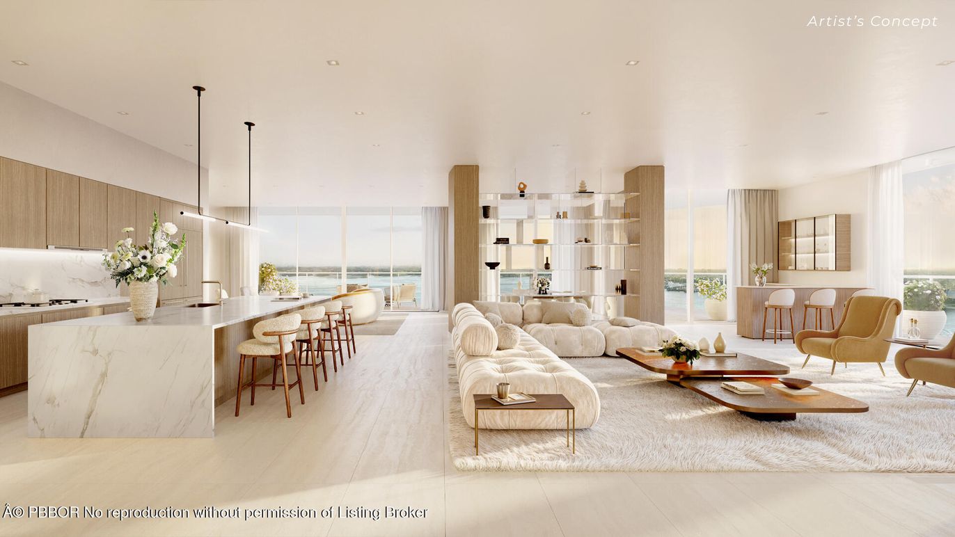 Interior, Kitchen, Living room, Recessed Lighting, Water