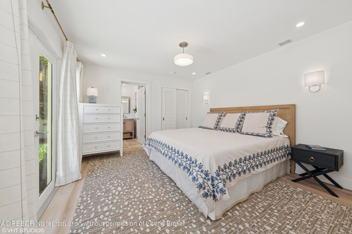 Bedroom, Interior, Pendant Lights, Recessed Lighting