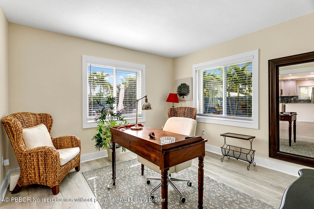 Home Office, Interior, Wood Texture Flooring