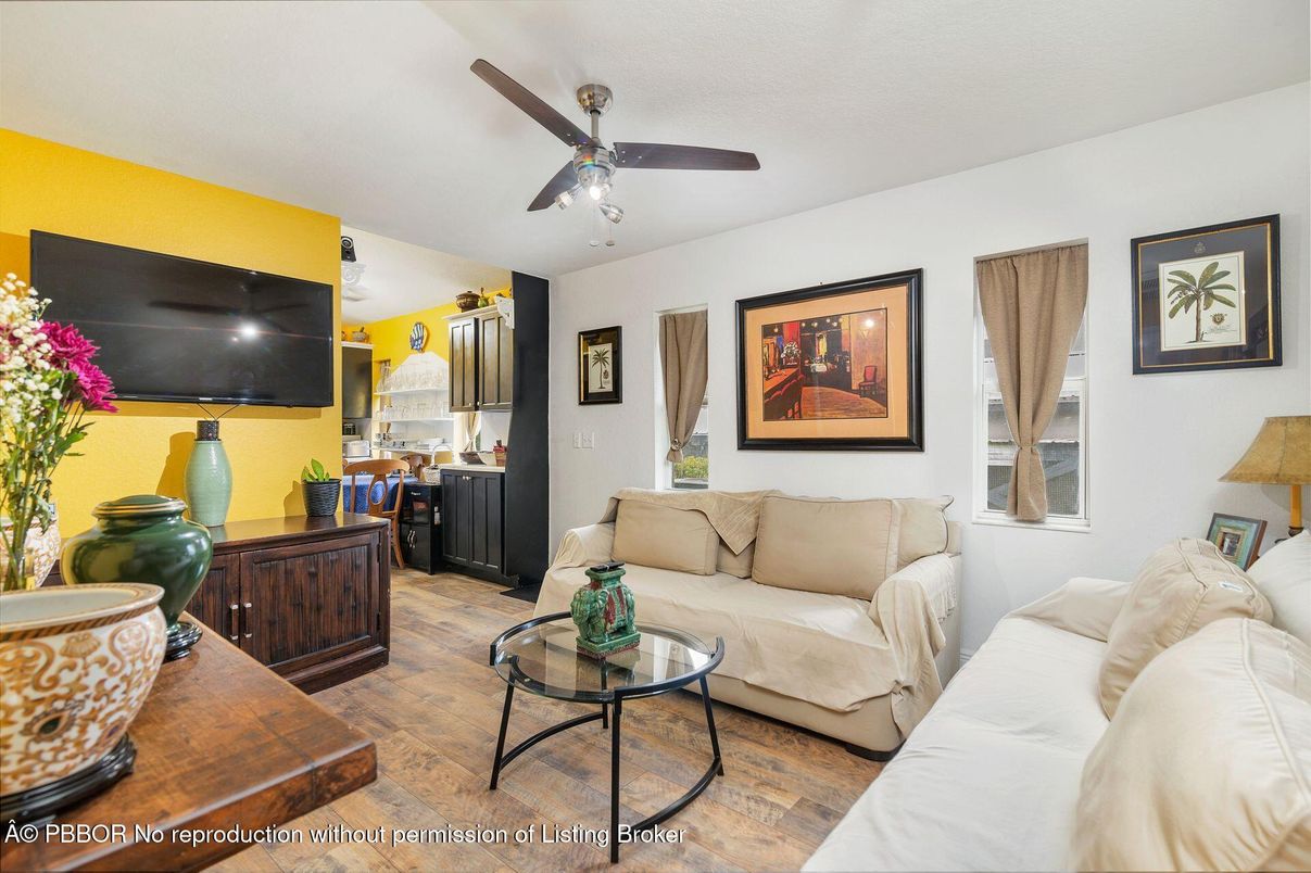 Interior, Kitchen, Living room, Wood Texture Flooring
