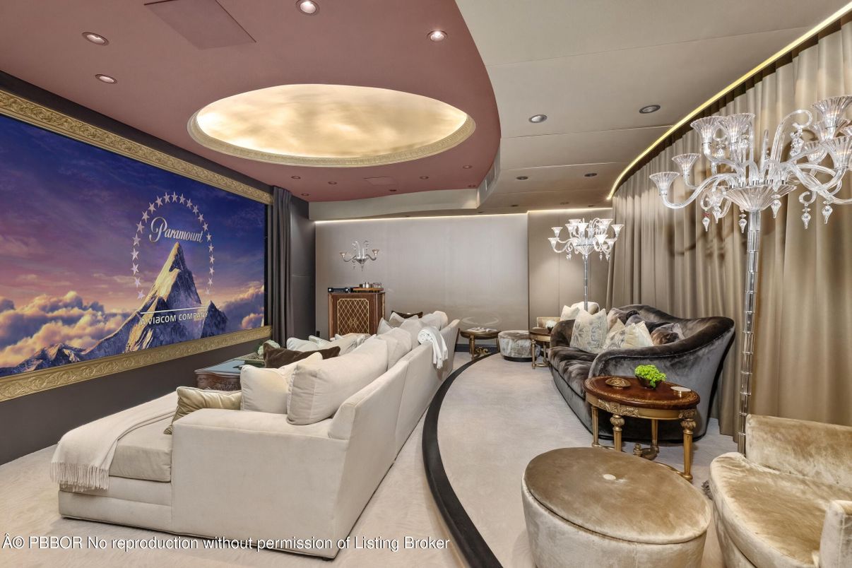 Interior, Recessed Lighting, Theatre Room