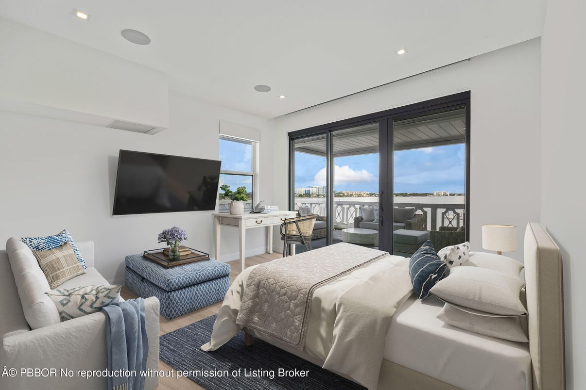 Bedroom, Interior, Recessed Lighting, Water