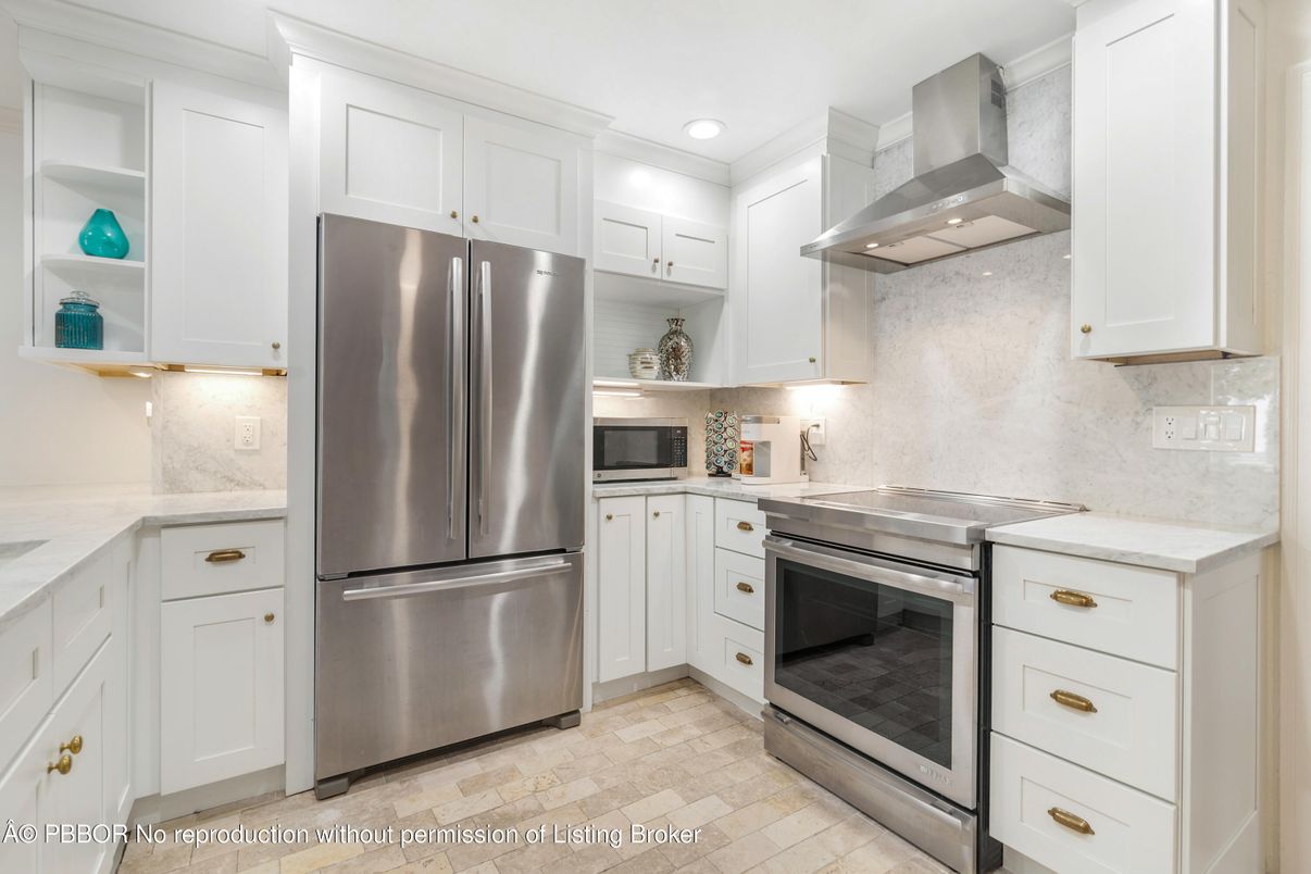 Interior, Kitchen, Recessed Lighting, Stainless Steel Appliances