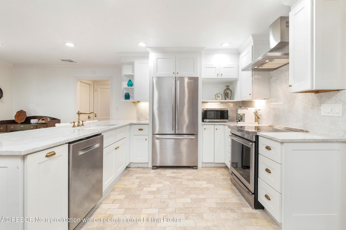 Interior, Kitchen, Recessed Lighting, Stainless Steel Appliances