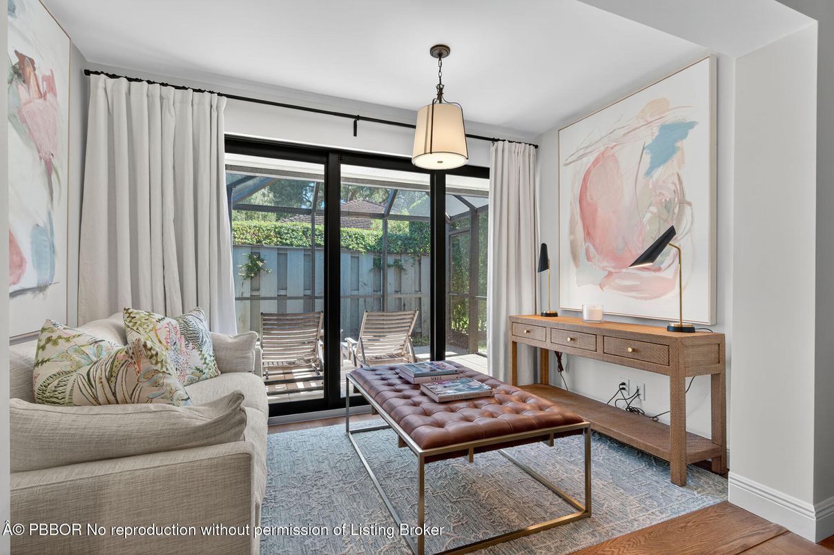 Interior, Sun Room, Wood Texture Flooring
