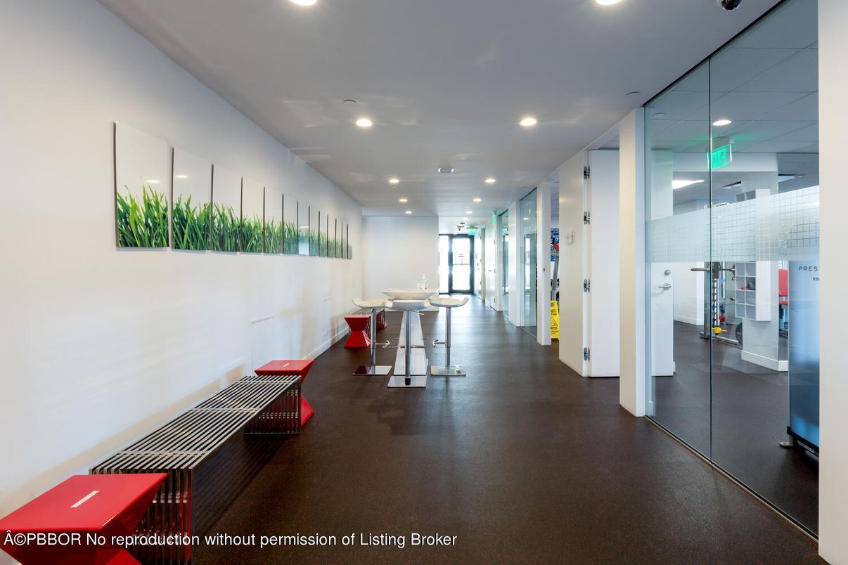 Fitness Equipment, Interior, Recessed Lighting