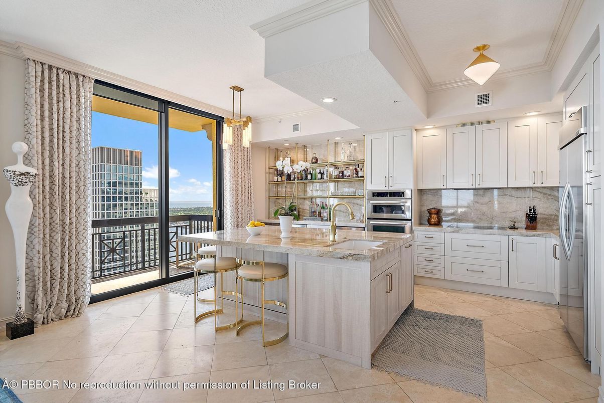 Interior, Kitchen, Recessed Lighting, Stainless Steel Appliances, Water