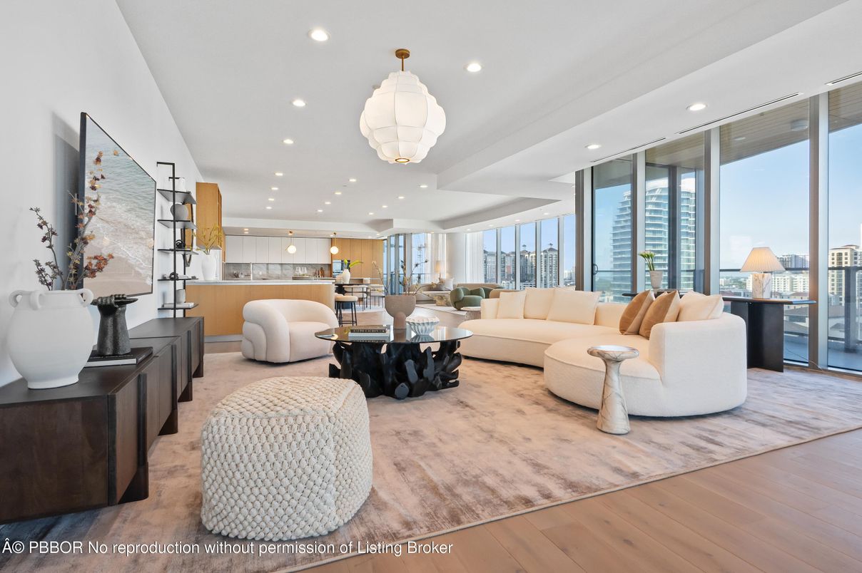 Dining room, Interior, Kitchen, Living room, Pendant Lights, Recessed Lighting, Wood Texture Flooring