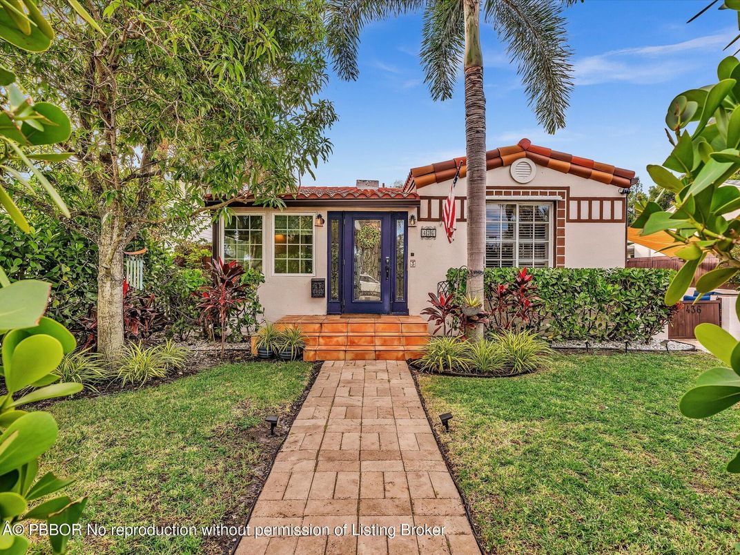 Backyard, Exterior, Facade, Spanish Mediterranean