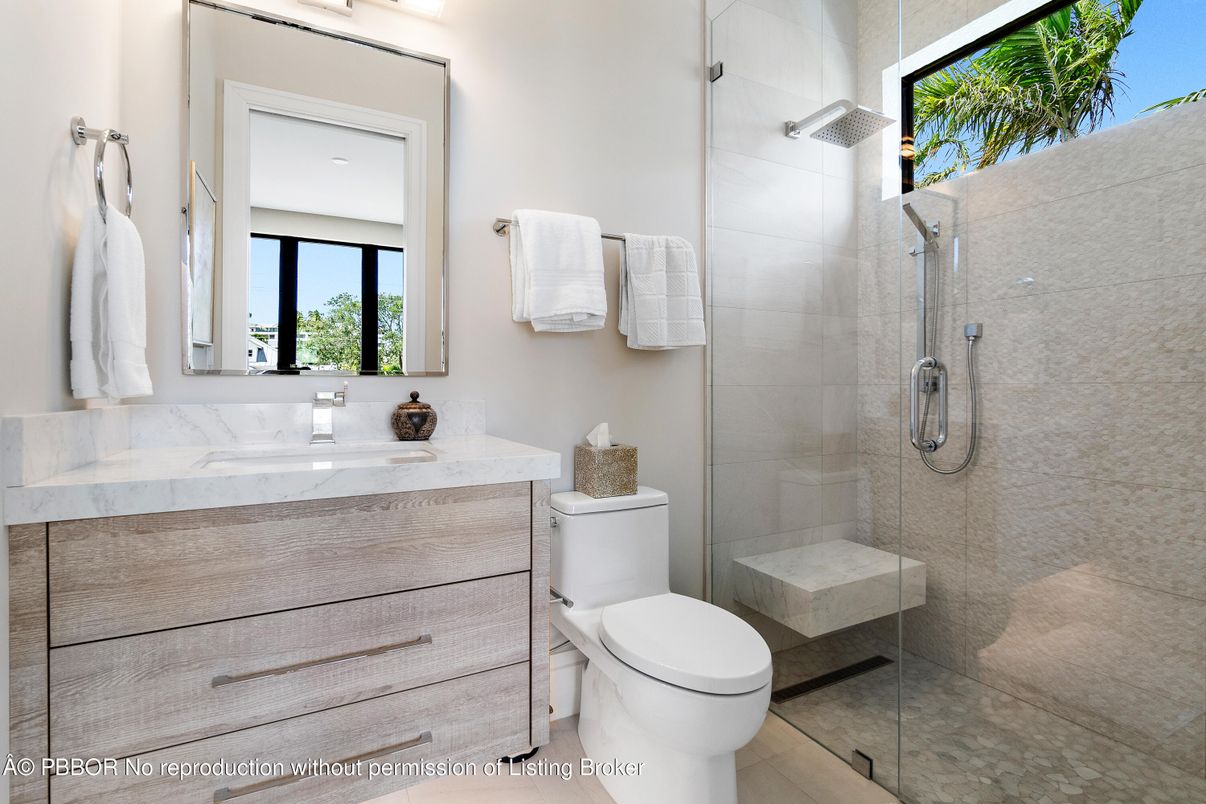 Bathroom, Glass Shower, Interior