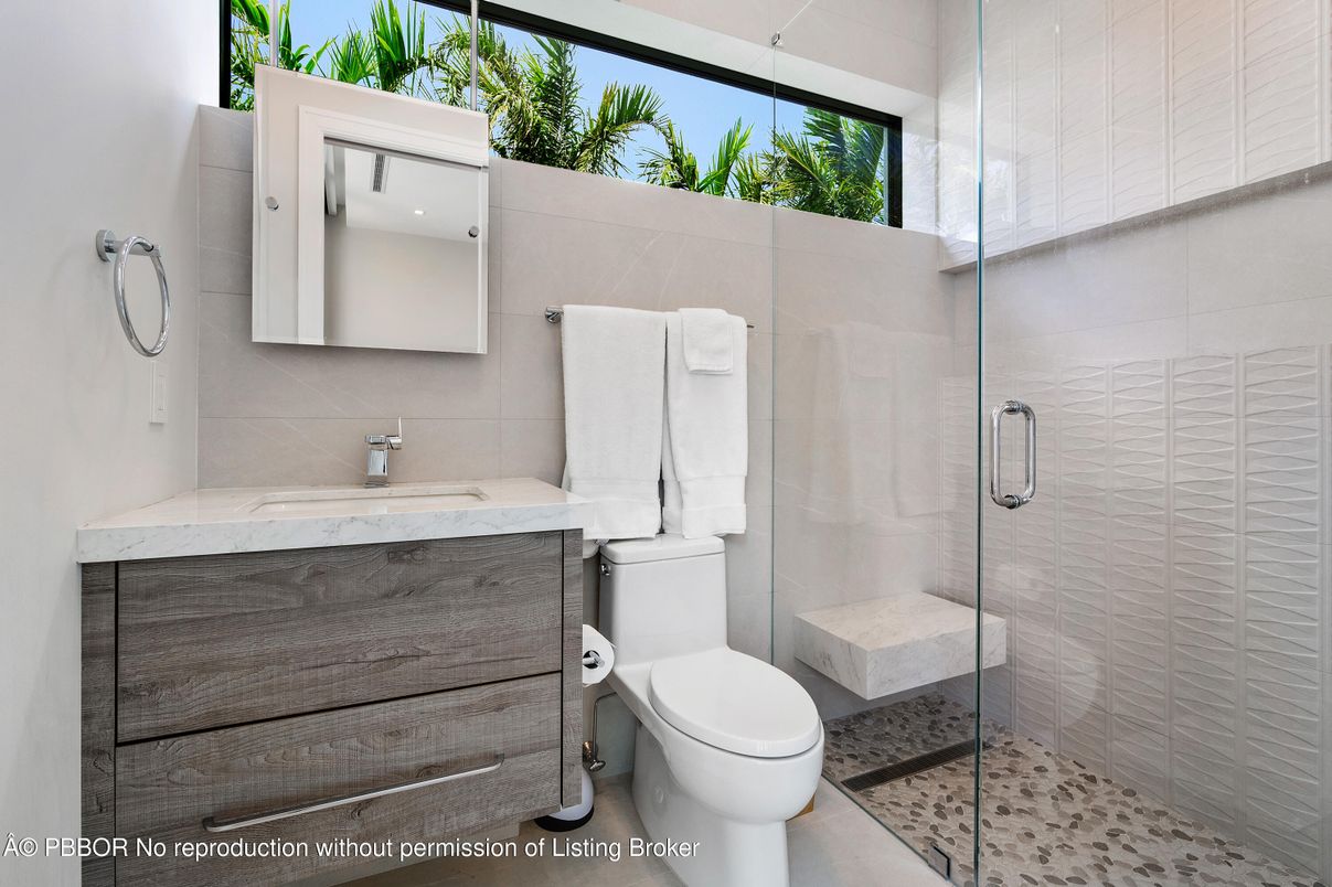 Bathroom, Glass Shower, Interior