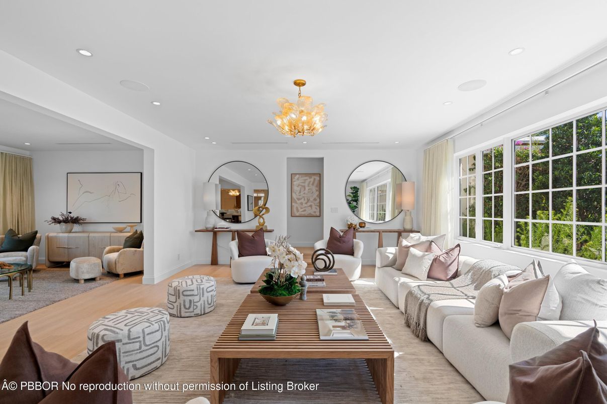 Chandelier, Interior, Living room, Recessed Lighting, Wood Texture Flooring