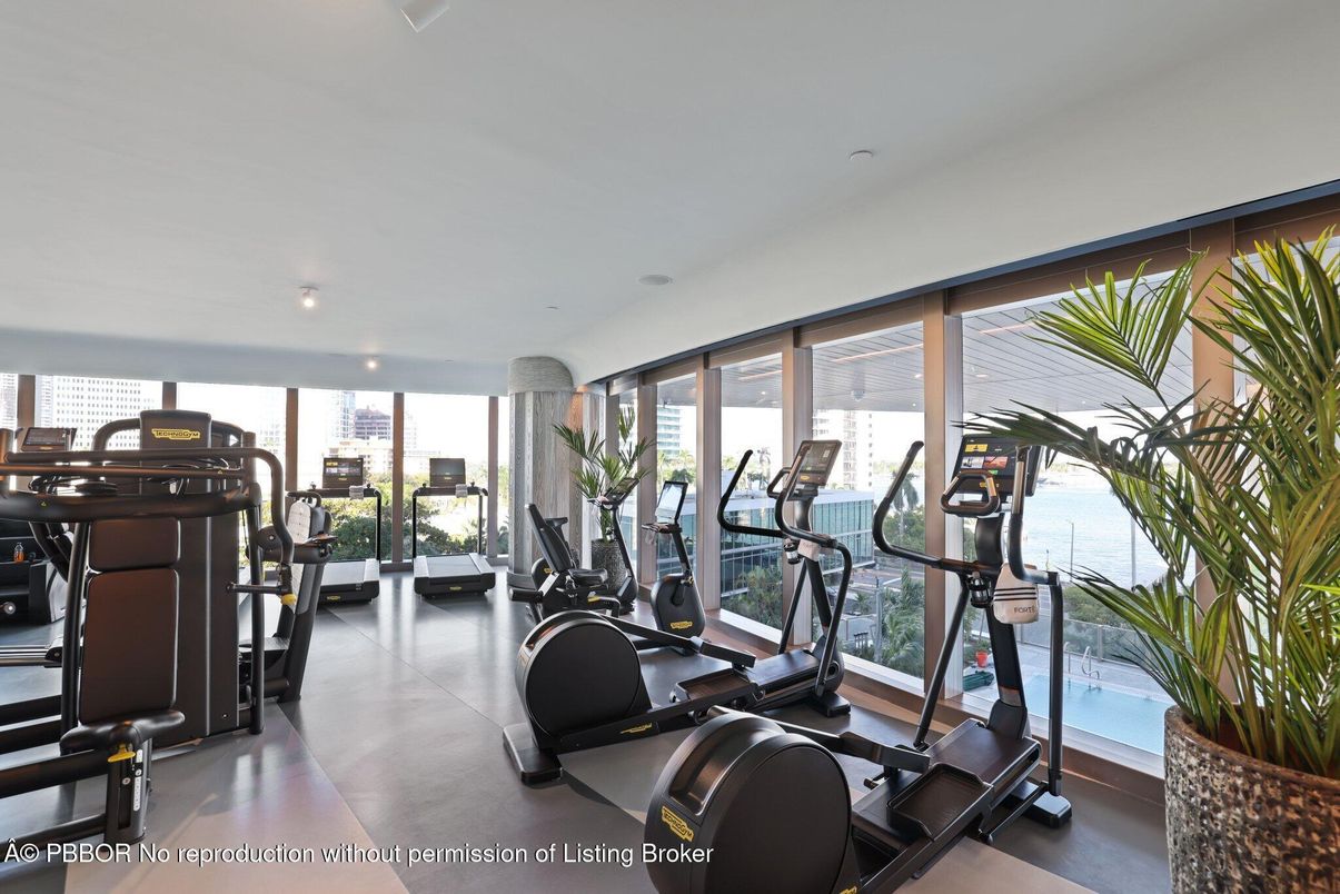 Fitness Equipment, Gym, Interior, Recessed Lighting