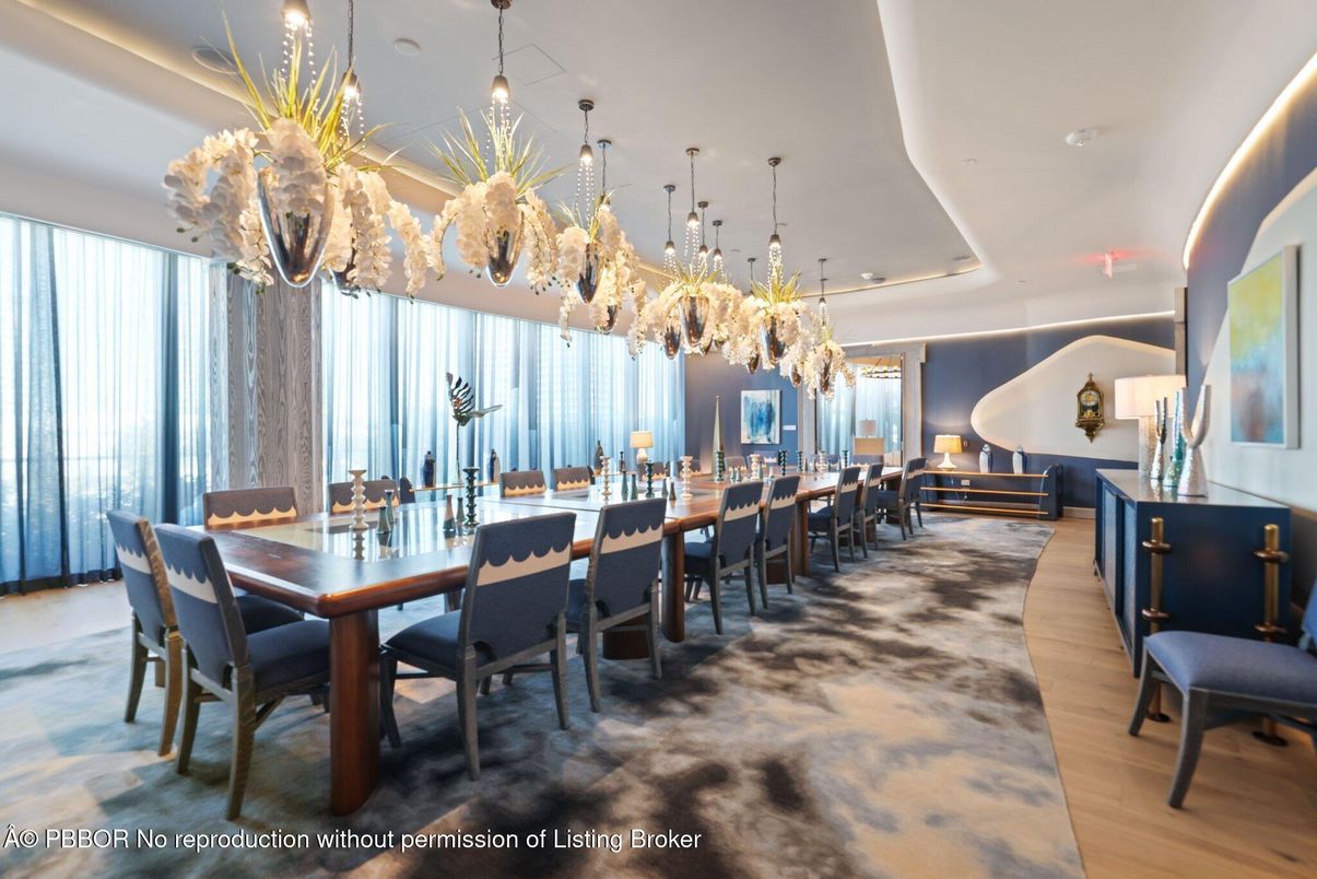 Chandelier, Dining room, Interior, Pendant Lights, Recessed Lighting, Wood Texture Flooring