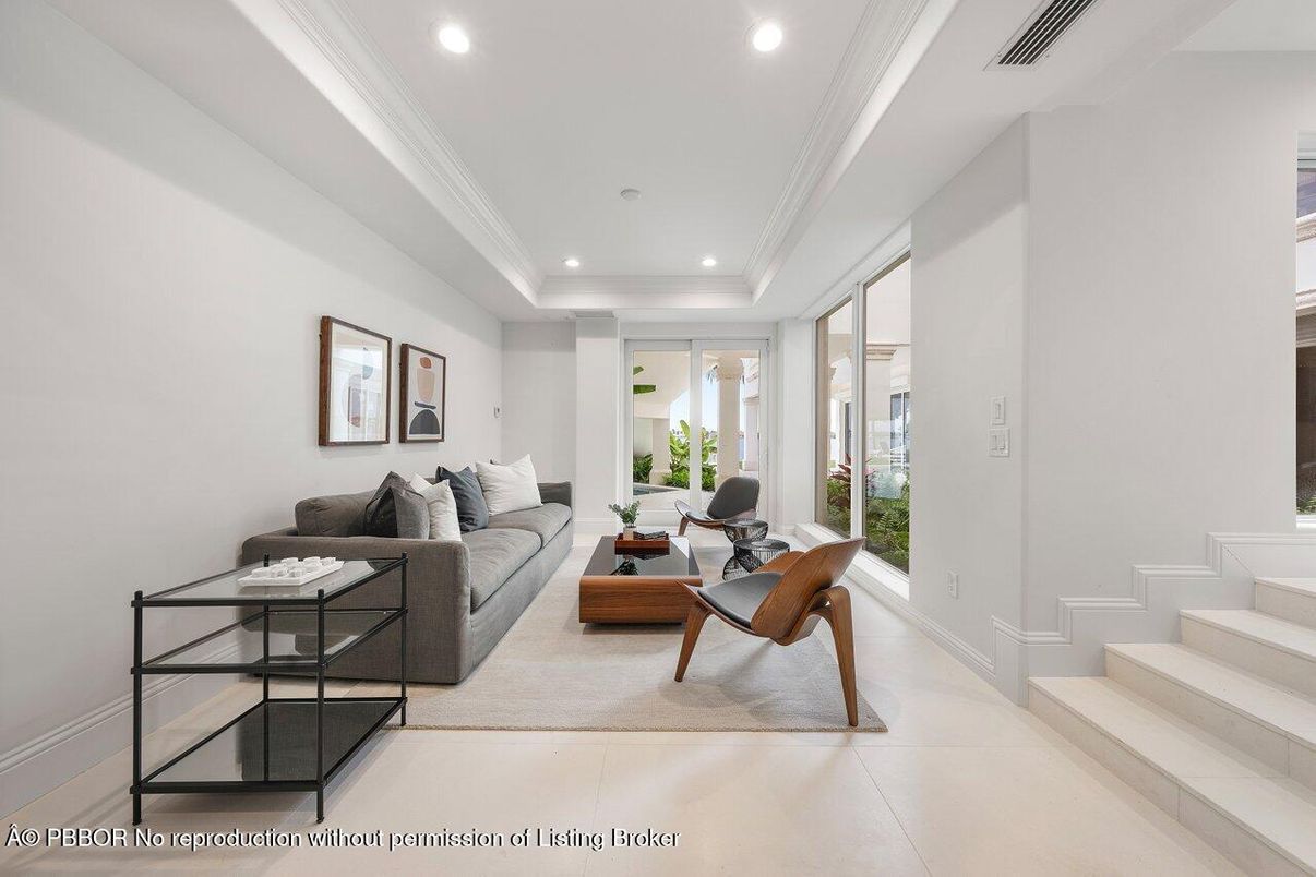 Interior, Living room, Recessed Lighting