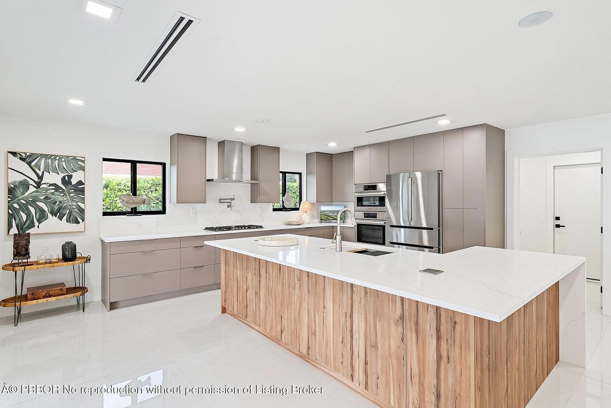 Interior, Kitchen, Recessed Lighting, Stainless Steel Appliances