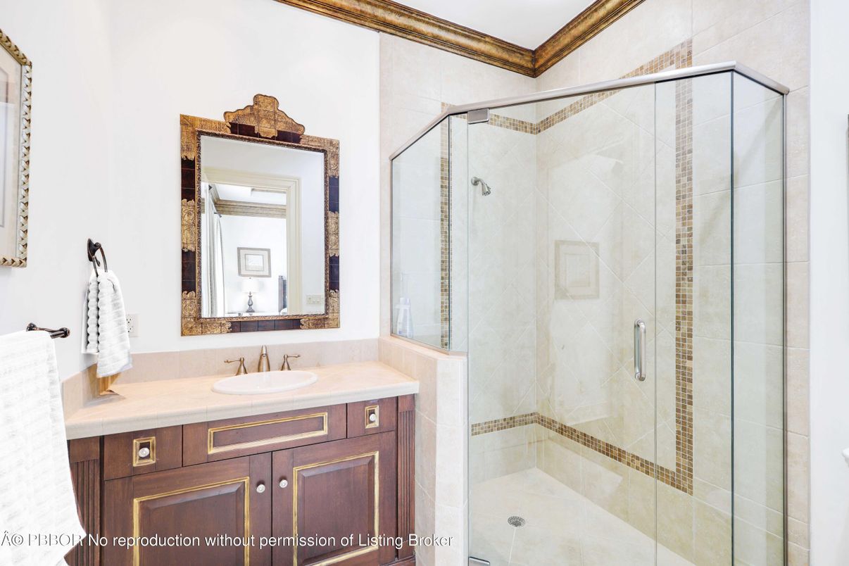 Bathroom, Glass Shower, Interior
