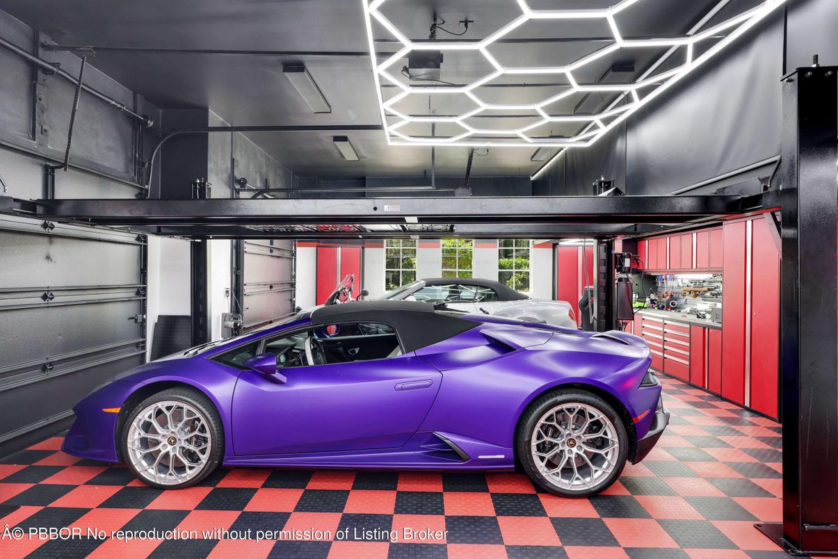 Garage, Interior, Recessed Lighting