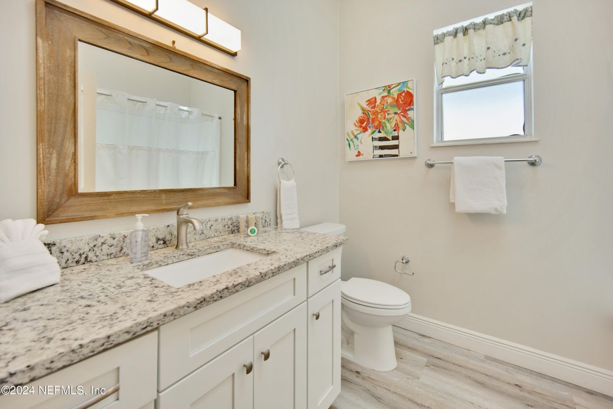 Bathroom, Interior, Wood Texture Flooring