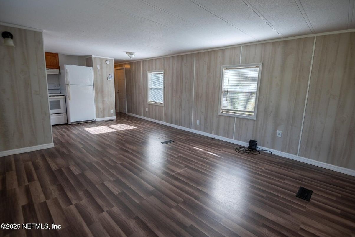 Empty room, Interior, Kitchen, Wood Texture Flooring