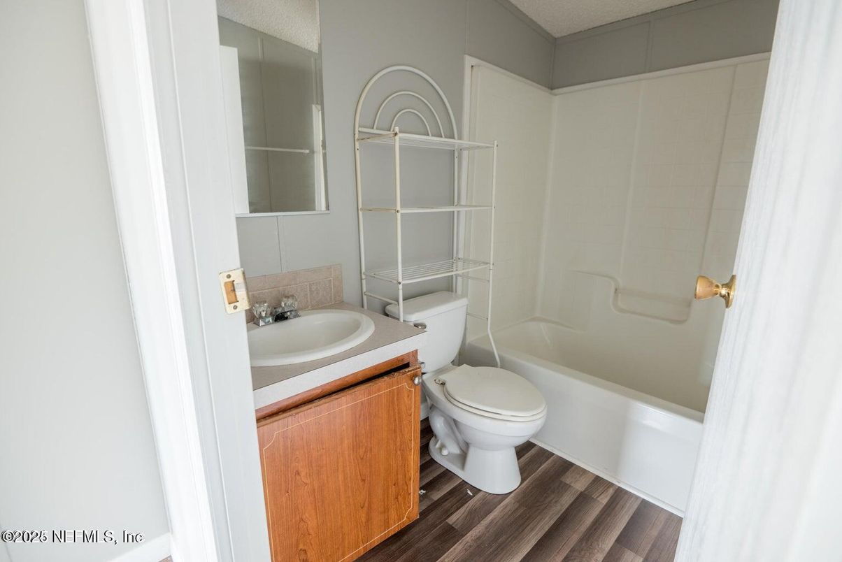 Bathroom, Interior, Wood Texture Flooring