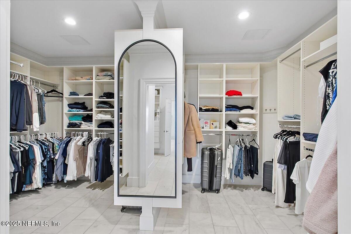Interior, Marble, Recessed Lighting, Walk-in Closets