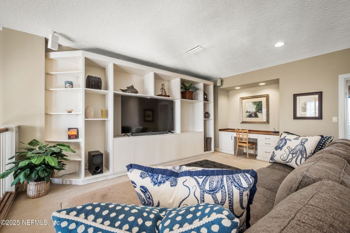 Home Office, Interior, Living room, Recessed Lighting