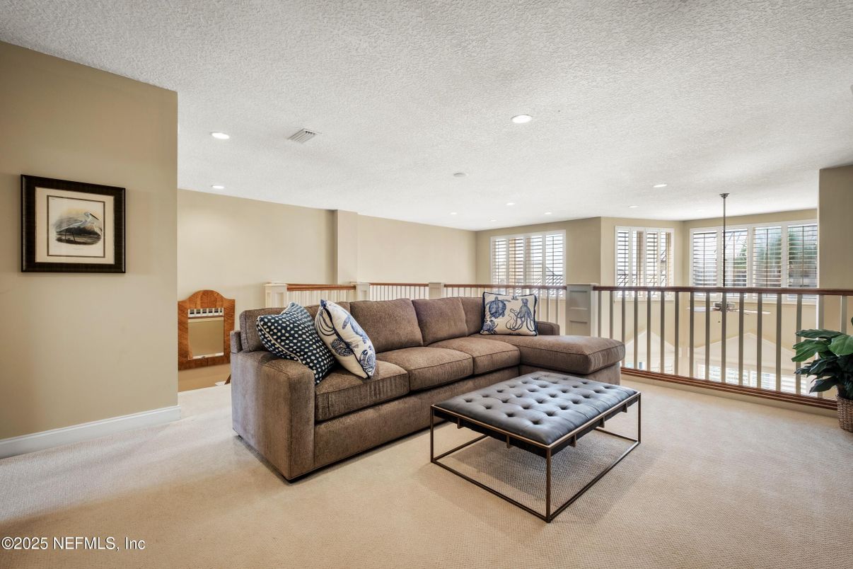 Interior, Living room, Recessed Lighting