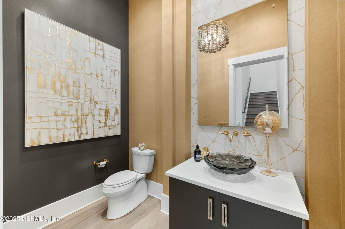 Bathroom, Interior, Wood Texture Flooring