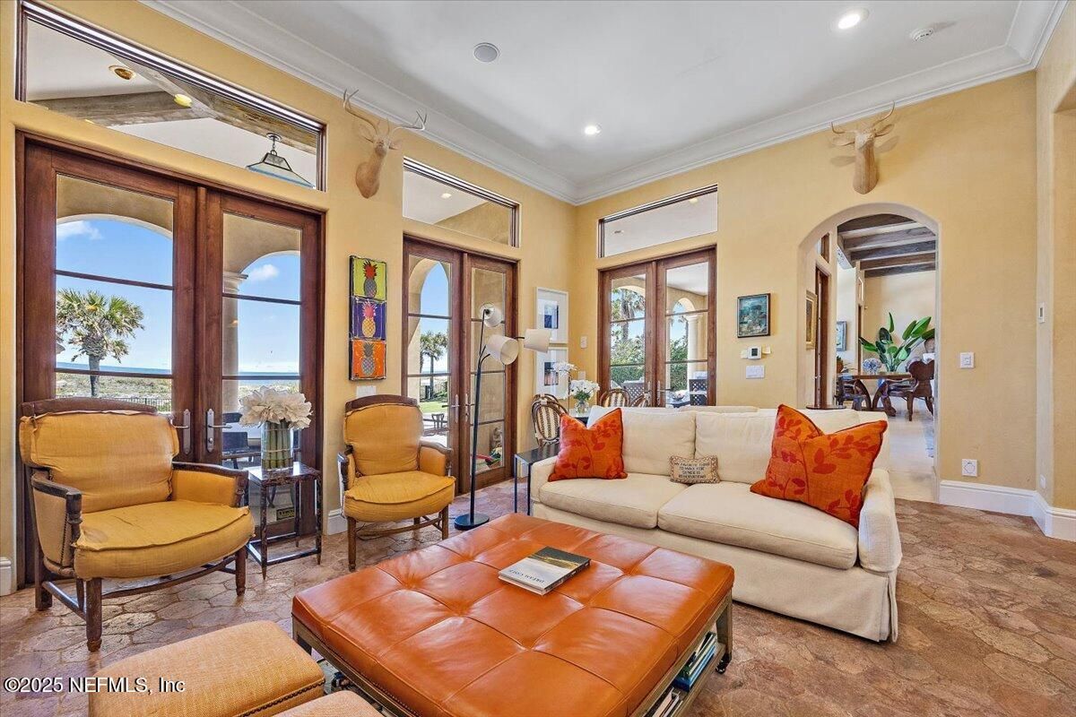 Interior, Living room, Recessed Lighting